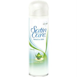 Гель для бритья для жінок для чутливої шкіри Алое вера Satin Care, 200 мл 52280 фото