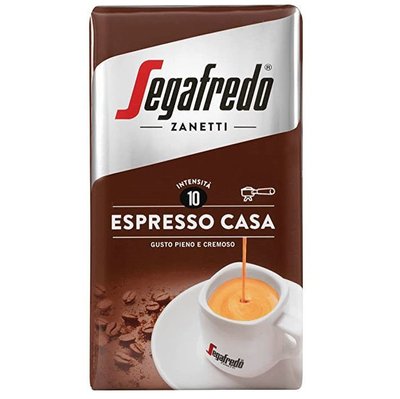 Кофе натуральный жареный молотый Espresso Casa Segafredo Zanetti, в/у 250г 4223570 фото