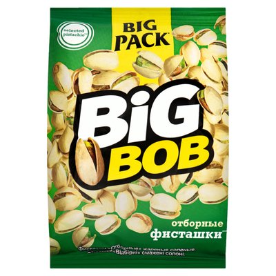 Фісташки смажені солоні Відбірні Big Bob, 90 г 2785940 фото