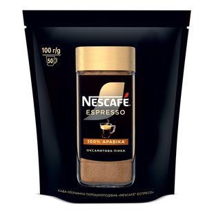 Кава розчинна Espresso Nescafe, 100 г 4685800 фото