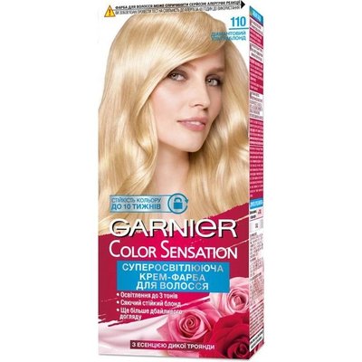 Краска для волосся відтінок 110 Диамантовый ультраблонд Garnier,110 мл 3786980 фото