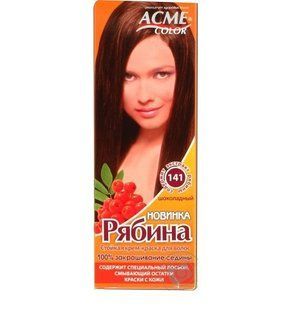 Краска для волос №141 Шоколадный Acme, 100 мл 1792230 фото