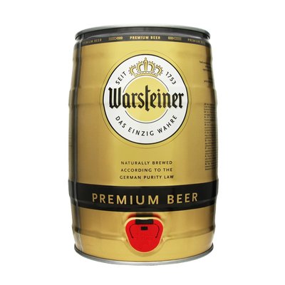 Пиво світле пастеризоване Premium Beer Warsteiner, 5 л 2275860 фото