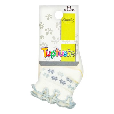 Шкарпетки дитячі білі р. 7-9 Tuptusie 2970460 фото