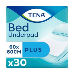 Пелюшки для немовлят Tena Bed Plus 60x60 см, 30 шт 2088610 фото