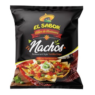 Чіпси кукурудзяні підсолені El Sabor Nacho, 200 г 4146240 фото