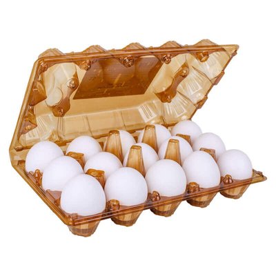 Яйце куряче категорії С0 Круті Яйця, пет 15 шт/уп. 4118340 фото