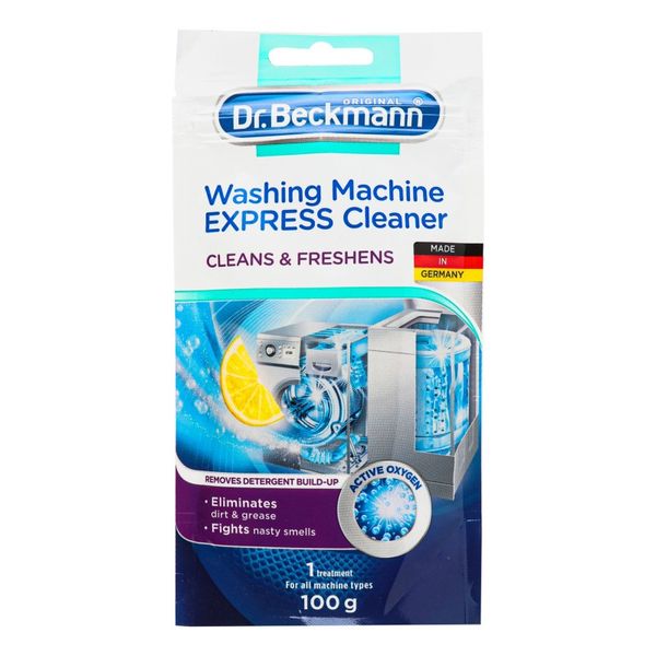 Очиститель для стиральных машин экспресс Cleans&Freshens Dr.Beckmann, 100 г 4048150 фото