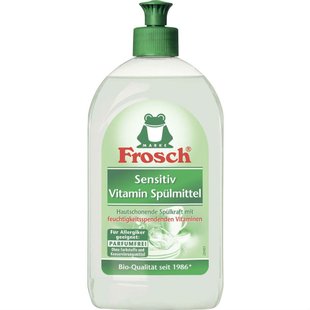 Засіб для миття посуду Sensitiv Vitamin Frosch, 500 мл 2191240 фото