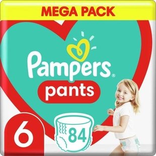 Трусики підгузки для дітей 14-19 кг 6 Pants 360 Pampers, 84 шт/уп. 4069060 фото