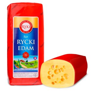 Сир твердий 45% Edam Ryki, 100 г 4022950 фото