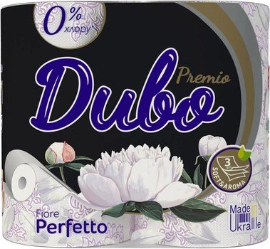 Папір туалетний рулон 3 шари фіолетовий 4 шт н/гл Диво Premio, 1 шт 4098490 фото