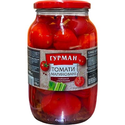 Консервированные томаты Гурман, 1 л 4132720 фото