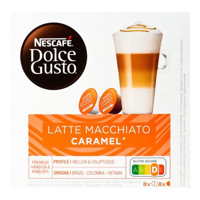 Напиток кофейный Caramel Latte Macchiato Dolce Gusto Nescafe, 145.6 г 3321130 фото