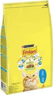 Корм сухий для котів з лососем та овочами Friskies, 1.5 кг 2834200 фото