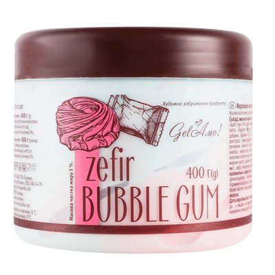 Морозиво Zefir Bubble gum Gel Amo, 400 г 3490360 фото