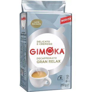 Кава мелена Gimoka Gran Relax Decaffeinato без кофеїну , 250г 4798840 фото