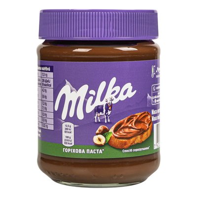 Паста шоколадна з фундуком Milka, 350 г 3819810 фото