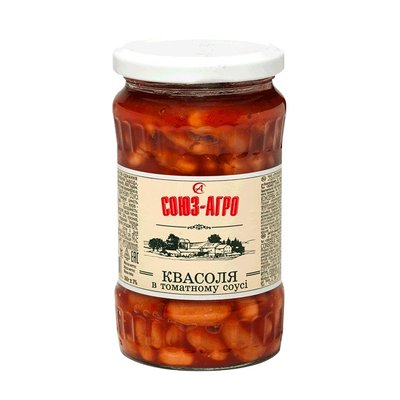 Консервована квасоля у томатному соусі Союз-Агро, 360 г 2480610 фото