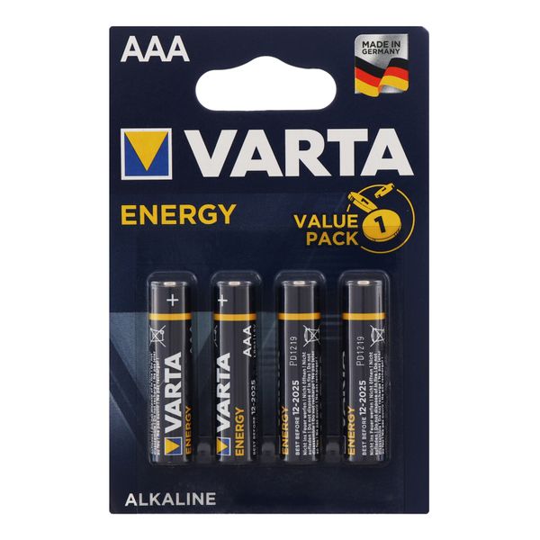 Батарейка AAA 1.5V Varta, 4 шт 3313670 фото