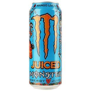Напій енергетичний б/а газований ж/б Mango Loco Juiced Monster Energy, 0.5 л 4081560 фото