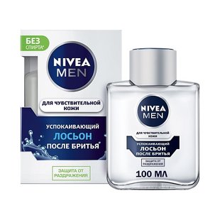 Лосьйон після гоління для чутливої шкіри Men Nivea, 100 мл 436490 фото