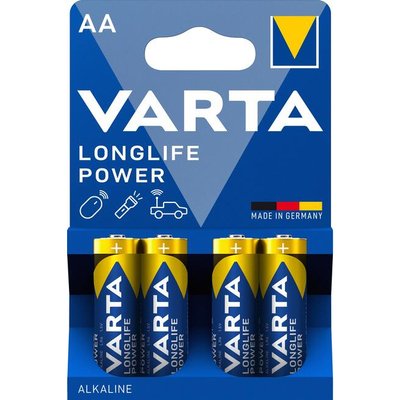 Батарейка AA 1.5V Varta, 4 шт 3313620 фото