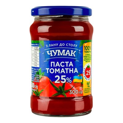Паста томатная 25% Чумак, 300 г LF 4167400 фото