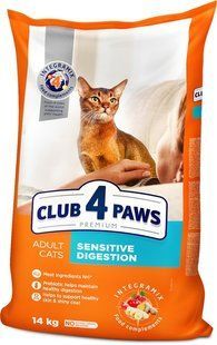 Корм сухой для котов с чувствительным пищеварением Premium Club 4 Paws, 100 г 2993350 фото
