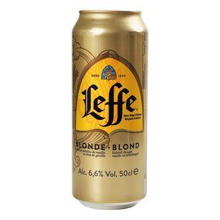 Пиво світле Blond з/б Leffe, 0.5 л 1743860 фото