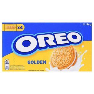 Печенье с начинкой с ванильным вкусом Golden Oreo к/у 4х44г 4616980 фото