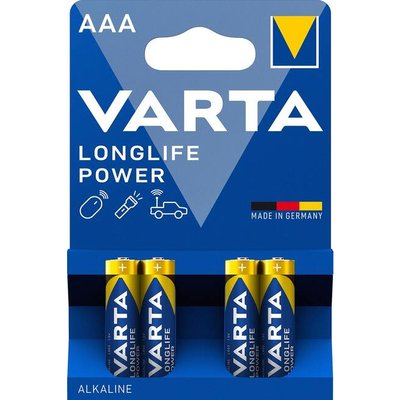 Батарейка AAA 1.5V Varta, 4 шт 3313630 фото