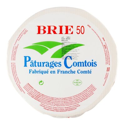 Сир Paturages Comtois Брі 50%, 100 г 3463850 фото