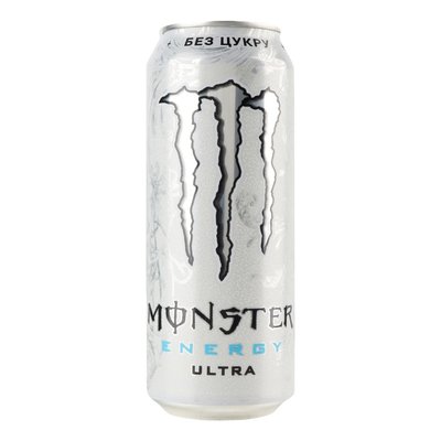 Напиток энергетический безалкогольный сильногазированный ж/б Ultra Monster, 0.5 л 4081520 фото