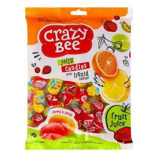 Конфеты желейные Crazy Bee Roshen, 200 г 3557260 фото