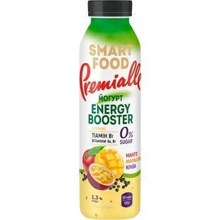 Йогурт 1.3% Smart Food Вeauty Booster манго-маракуя-кіноа Premialle, 290г 4477580 фото