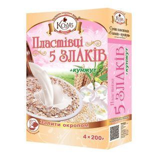Хлопья 5 злаков+кунжут Козуб, 600 г 3159540 фото