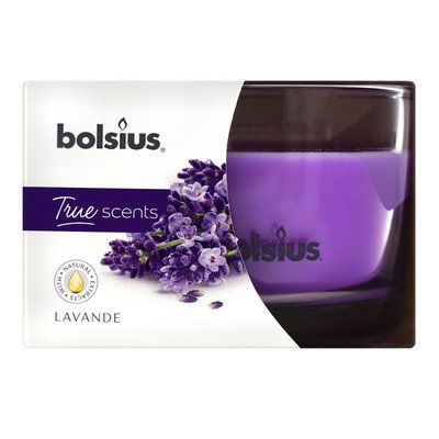Свічка в склі Lavender Bolsius, 1 шт 3459150 фото