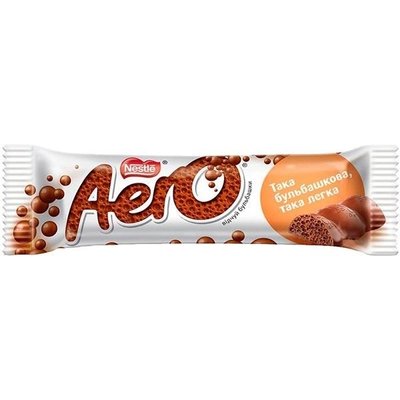 Шоколадний батончик молочний Aero, 30 г 2407200 фото