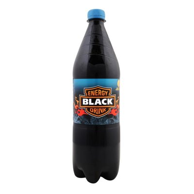 Напій енергетичний сильногазований Black Ice, 1л 3365710 фото