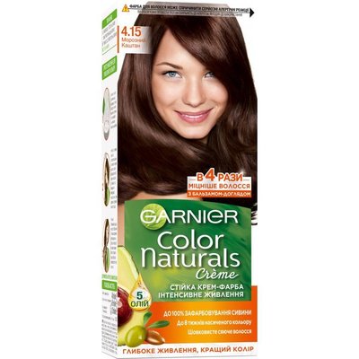 Фарба для волосся 4.15 Морозний каштан Garnier Color Naturals, 110 мл 2519000 фото