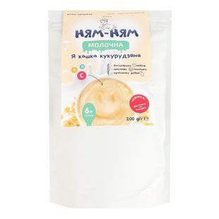 Каша кукурудзяна молочна з цукром Ням-ням, 200г 4518010 фото