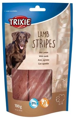 Ласощі для собак Lamb Stripes Trixie д/п 100г 4139870 фото