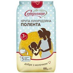 Крупа кукурузная полента Экстра Сквирянка, 600г 4460400 фото