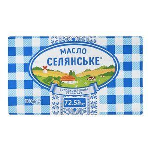 Масло сладкосливочное 72.5% Селянское, 180 г 3914080 фото