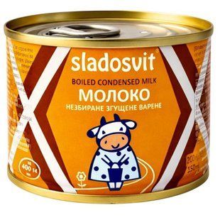 Молоко незбиране згущене варене 8.5% Sladosvit, 200 г 4736690 фото
