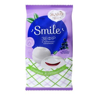 Зефір із чорничною начинкою Smile Жако, 300 г 3277590 фото