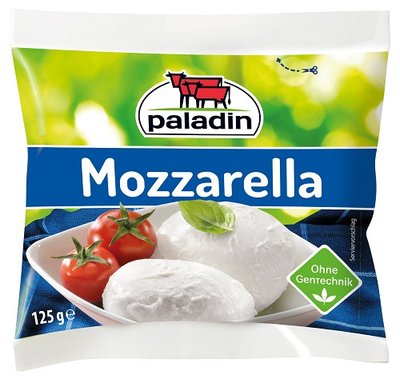 Сир 45% Моцарелла Paladin, 125 г 3456520 фото