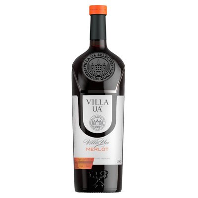 Вино Мерло червоне сухе Villa UA, 1.5 л 4143640 фото