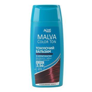 Бальзам тонирующий для волос Color Ton №3.56 темная вишня Malva 180мл 4388120 фото